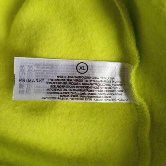 DEMON SLAYER Mugen Train Anime Movie NEON Graphic Sweatshirt Fleece Men XL - Picture 7 of 8